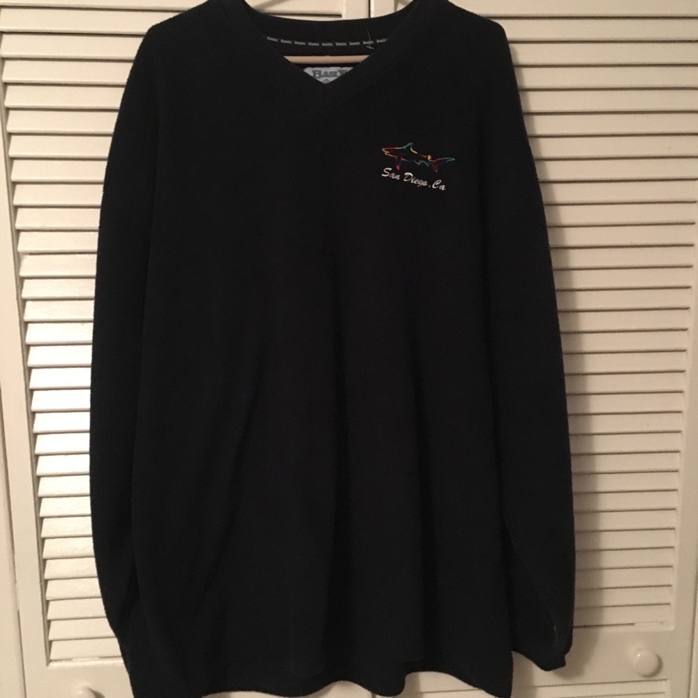San Diego Ca Basix sweater, thick, furry feel XXL